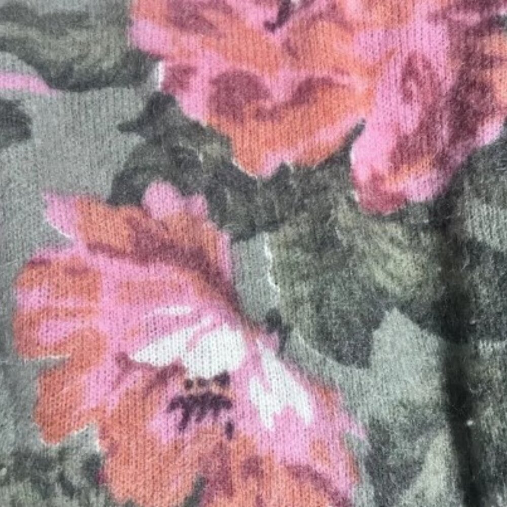 Sezane Wool Floral Sweater - Picture 3 of 4